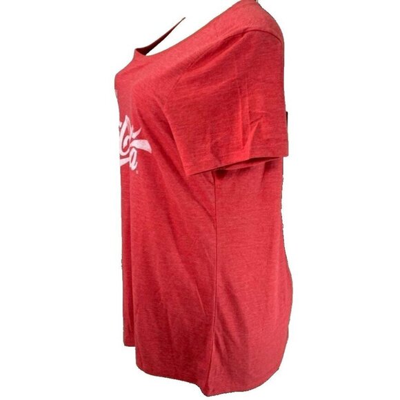 Coca-Cola Torrid 0-L Red Logo Enjoy Coca-Cola Graphic Crew Short Sleeve Tee - Picture 6 of 6